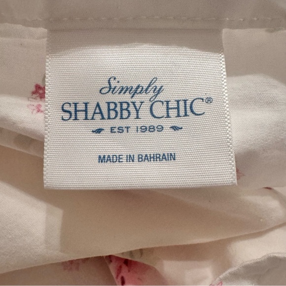 Rachel Ashwell Simply Shabby Chic  Rose White 2 Shans 100% Cotton - Picture 15 of 15